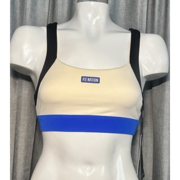 P.E Nation Other - P.E Nation REACTION TIME SPORTS BRA PEARLED IVORY Women’s Size Xsmall NWT
